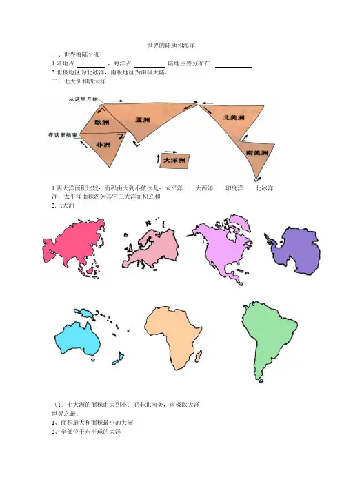 区域地理——世界的陆地和海洋、板块构造学说