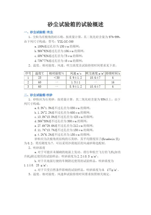 砂尘试验箱