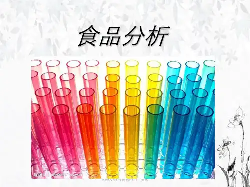 食品分析与检测课件-绪论