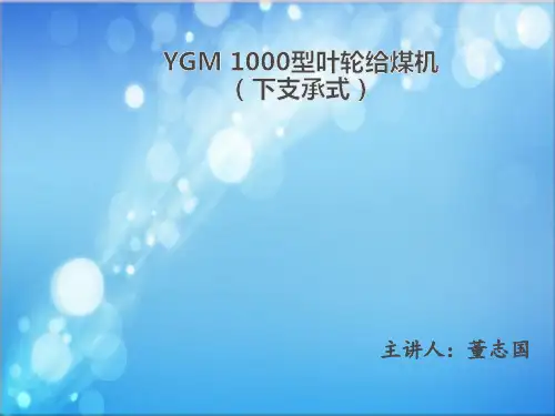 叶轮给煤机参考资料