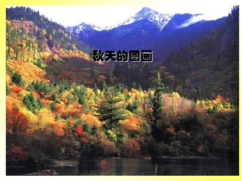 (人教新课标)二年级上册语文：《秋天的图画》课件