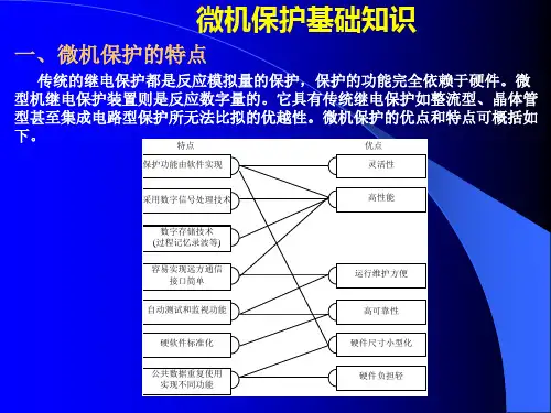 微机保护基础知识