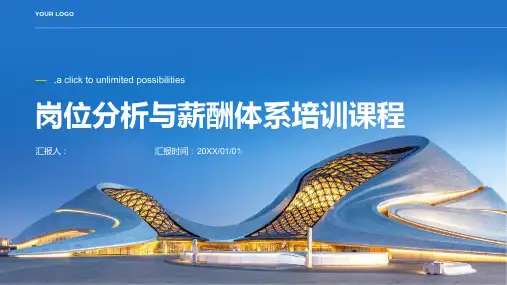 岗位分析与薪酬体系培训课程