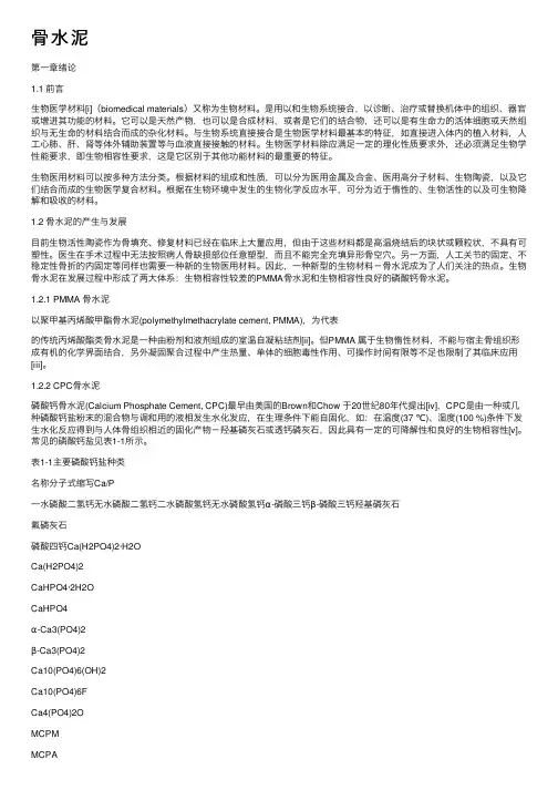 骨水泥——精选推荐