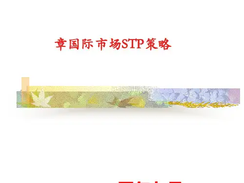国际市场STP策略课件(PPT 61张)