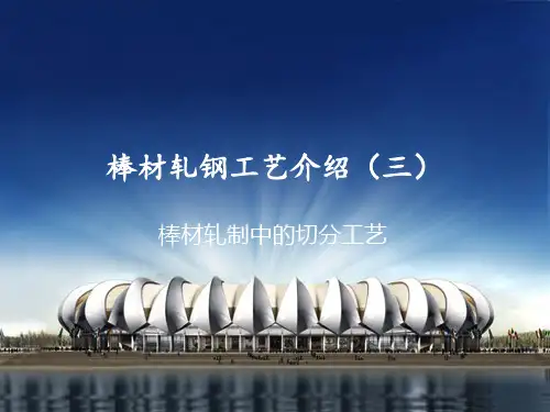 棒材轧钢工艺介绍  ppt课件