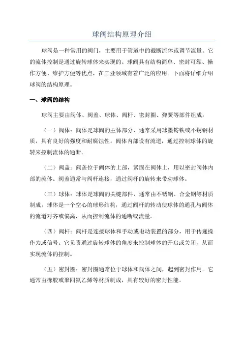 球阀结构原理介绍