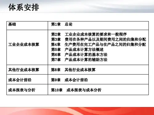 第一章成本会计学于富生
