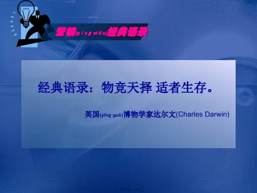 第二章营销环境分析课件(PPT)