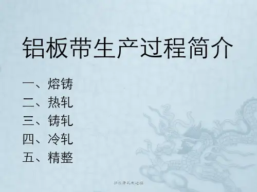 铝板带轧制过程
