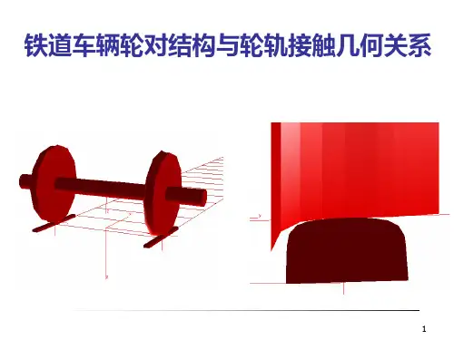 铁道车辆轮对结构与轮轨接触几何关系ppt课件
