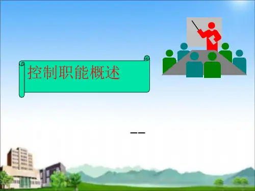 控制职能ppt课件
