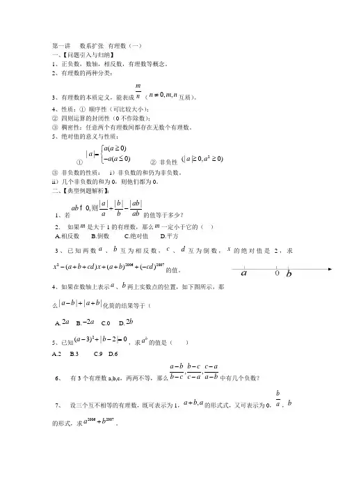 学而思初一数学资料培优汇总(精华)(同名3787)