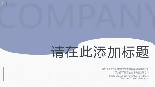 2021蓝色简约通用ppt模板