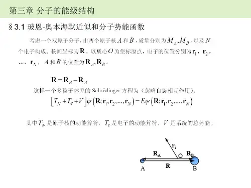第三章分子的能级结构