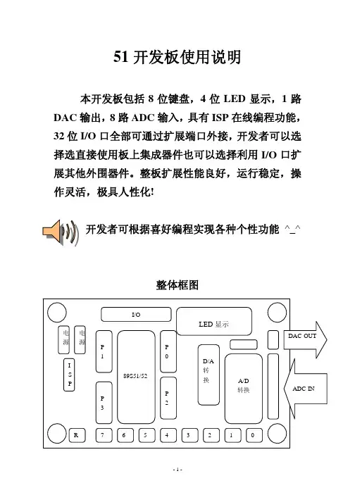 51开发板使用说明
