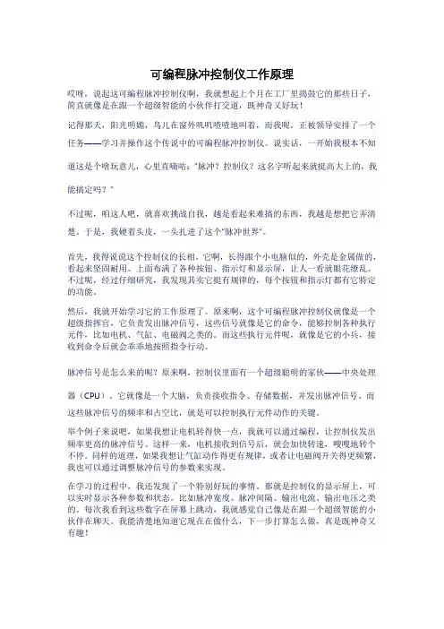 可编程脉冲控制仪工作原理