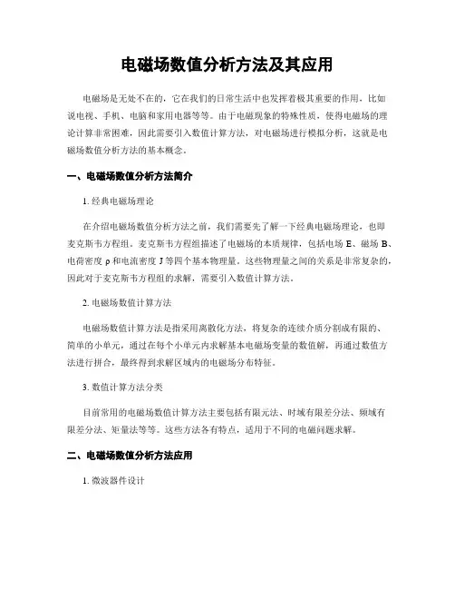电磁场数值分析方法及其应用