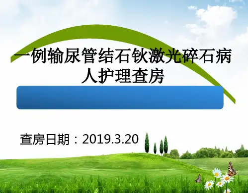 钬激光碎石术后护理教学查房PPT