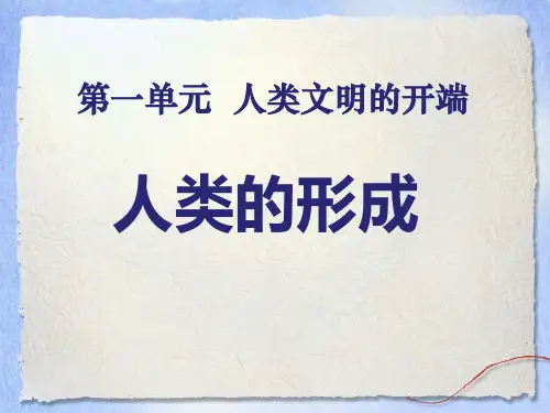 《人类的形成》人类文明的开端PPT课件3