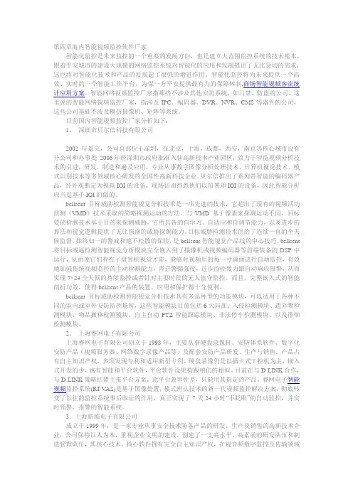 海内智能视频监控软件厂家