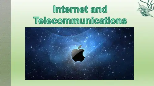 外研版高中英语必修一 Module 6 the internet and telecommunications(共37张PPT)