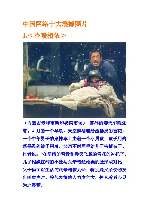 2012年中国网络十大震撼照片
