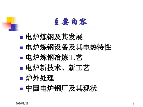 电炉炼钢第五部分