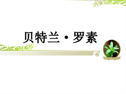 罗素ppt--陈