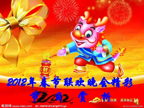 2012年春节联欢晚会精彩节目赏析