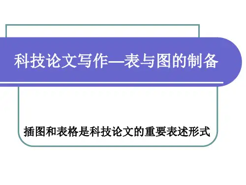 科技论文写作5-图表处理