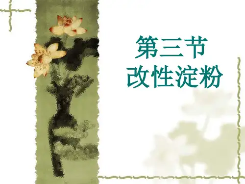 第三节 改性淀粉