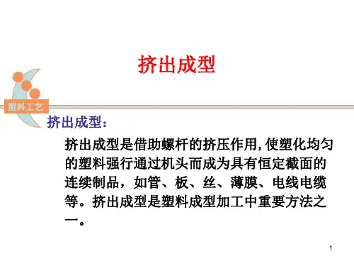 挤出成型和注射成型PPT课件