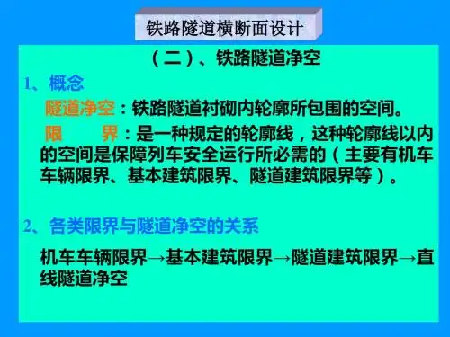 地下工程概论_隧道2