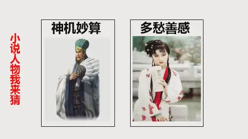 2024年中考语文小说阅读专题复习+—人物形象分析课件