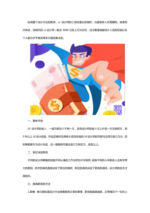 苏州ui设计师工资