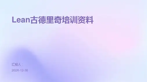 Lean古德里奇培训资料