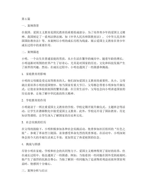 爱国主义教育法案例(3篇)