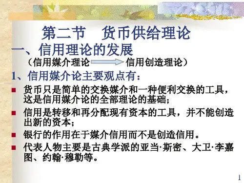 第二节   货币供给理论
