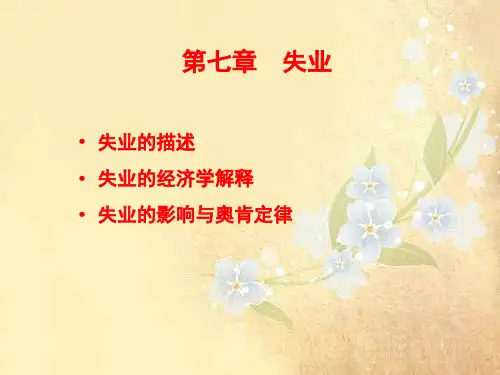 课件：第七章失业