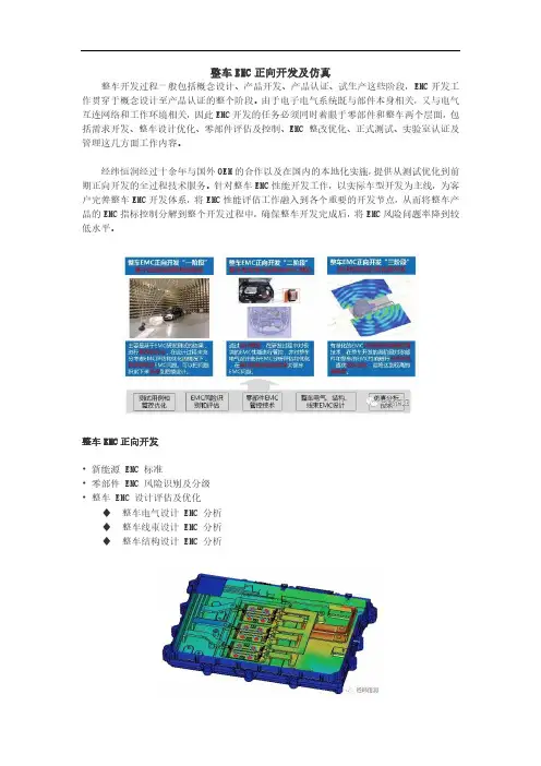 整车EMC正向开发及仿真