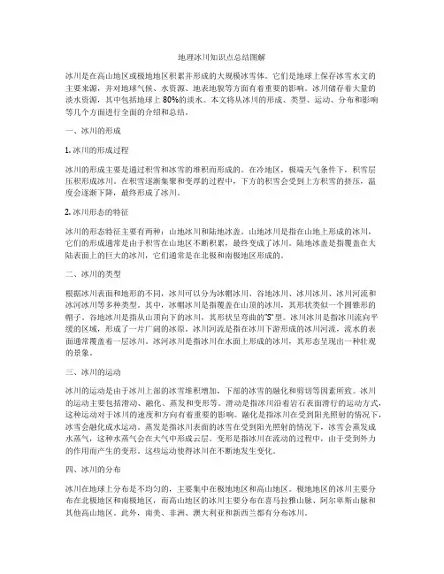 地理冰川知识点总结图解