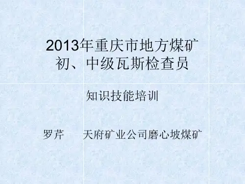 瓦斯检查技能操作培训