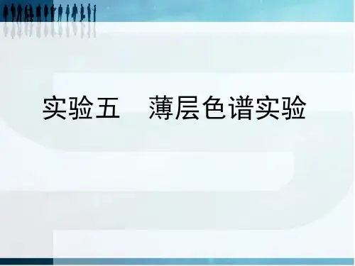 实验五 薄层色谱实验
