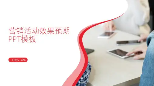 营销活动效果预期PPT模板