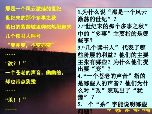 戊戌变法