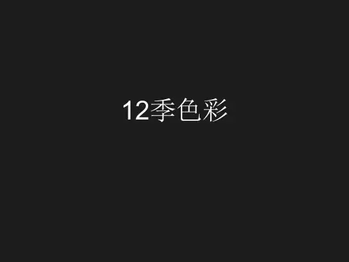12季色彩(1)-精讲