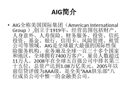 AIG案例