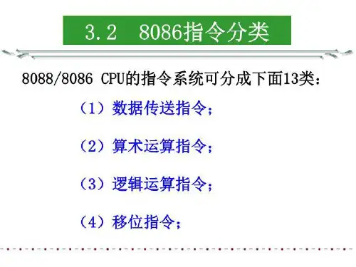 微机原理与接口技术楼顺天精ppt课件