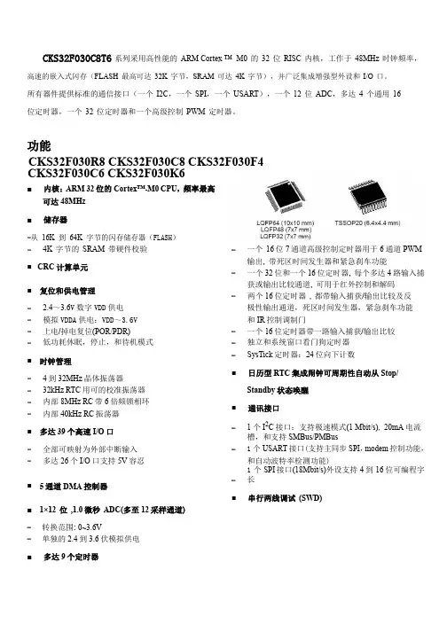 CKS32F030C8T6应用于车载导航 可替换STM32F030C8T6